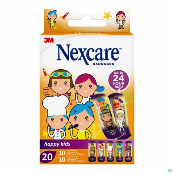 Nexcare 3m Happy Kids Professions Pans 20 N0920pr