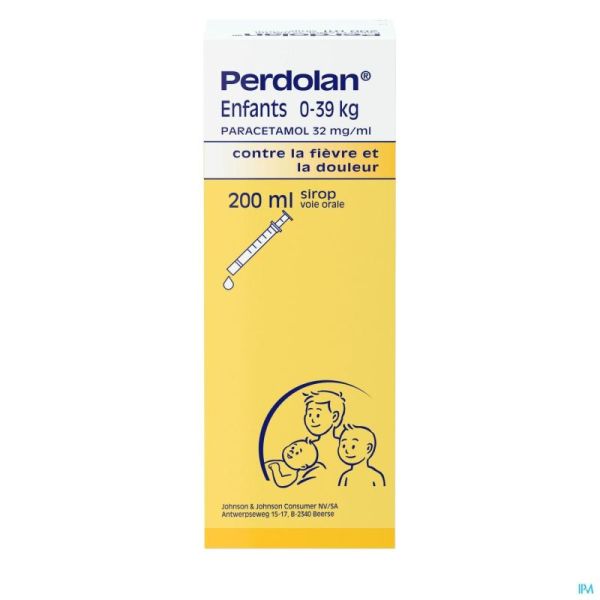 Perdolan Sirop Pédiatrique 200ml