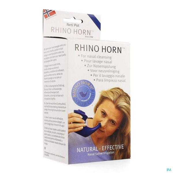 Rhino Horn Lavage Nas Bleu 1 Pièce