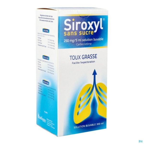 Siroxyl Sirop Sans Sucre 300 Ml