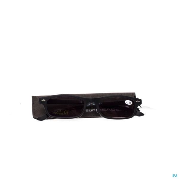 Sunreader Lunettes Lectures Solaire +3.00 Black