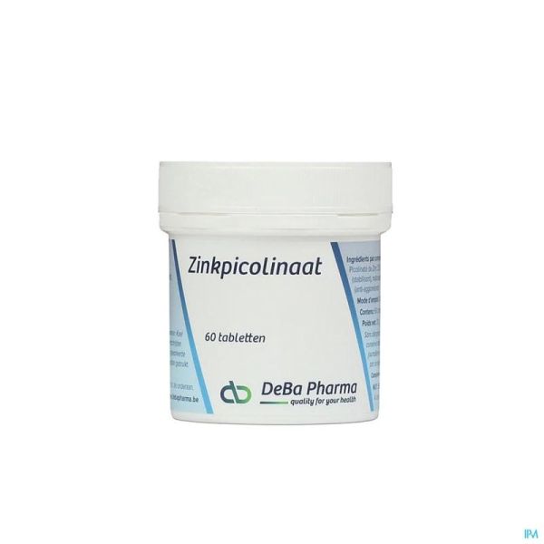 Zincpicolinate Deba 60 Comprimés 45 Mg