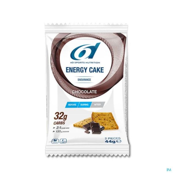 6d Energy Cake Chocolate 6x44g