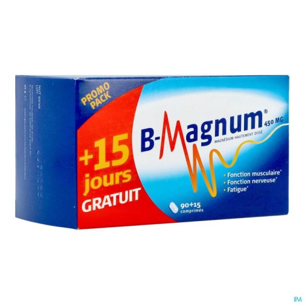 B-magnum Comprimés 90 + Comprimés 15 Promopack 