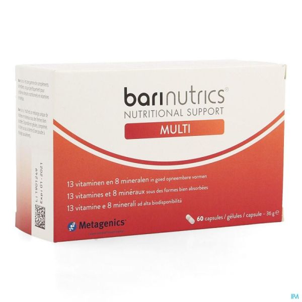 Barinutrics Multi Gélules 60 25425 Metagenics