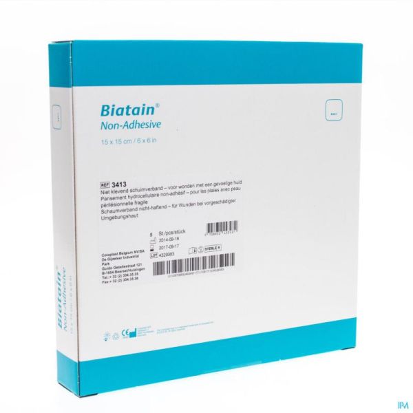 Biatain 33413 15x15 Non Adhes 5 Pièce 