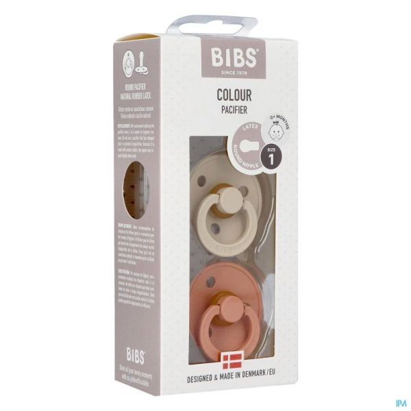 Tétines et attache-tétines Tétine BIBS caoutchouc T2 - Blush Bibs