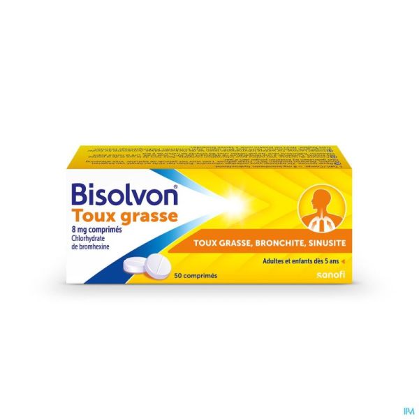 Bisolvon 50 Comprimés 8 Mg