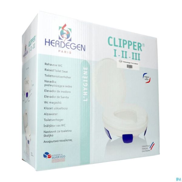 Curadi Rehausse Wc Avec Couvercle 11cm