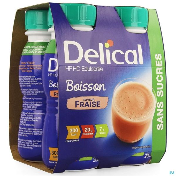 Delical Boisson Lact Hp-hc Edulc Fraise