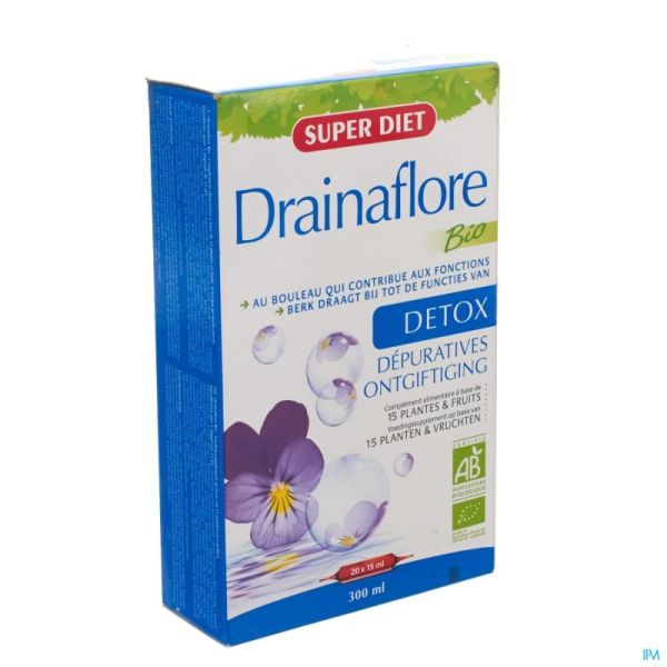 Drainaflore Bio Sd 12806 20 Ampoules 15 Ml