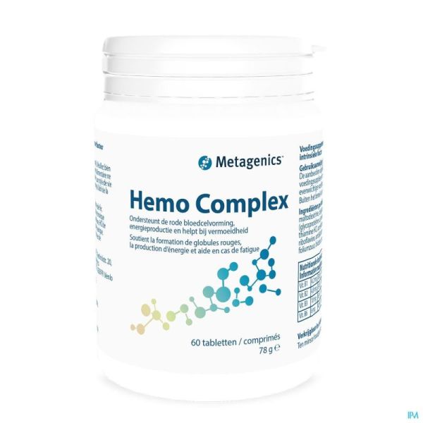 Hemocomplex Metagenics 60 Comprimés
