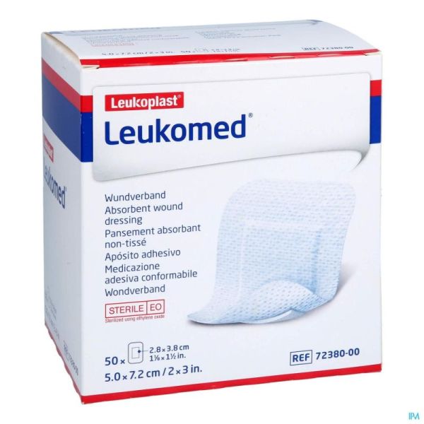 Leukomed Pansement Steril 7,2cmx 5cm 50 7238000