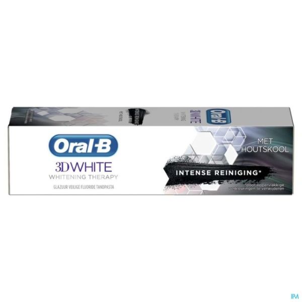 Oral-b 3d White Whitening Therapy Charbon 75ml
