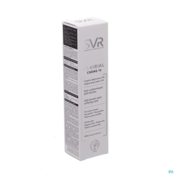 SVR Clairial Crème 10 40 Ml