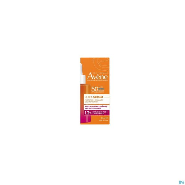Avene Solaire Spf50+ Ultra Sérum Repulpant 30ml