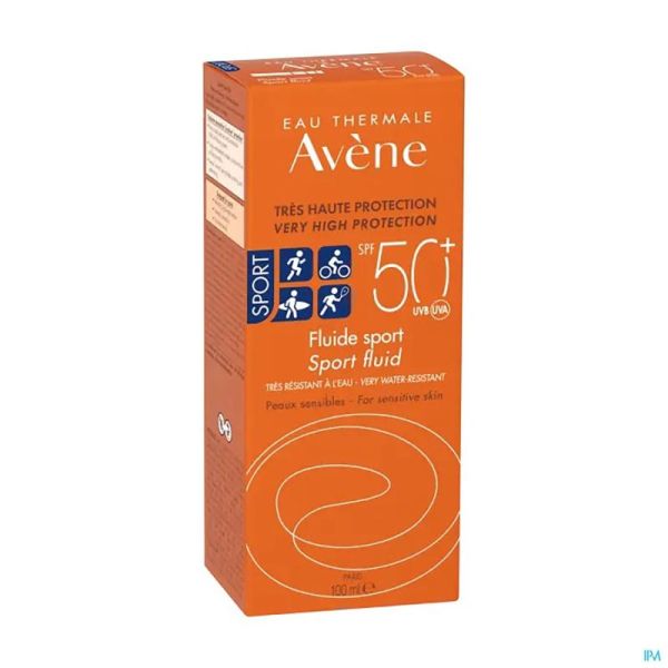 Avène Solaire Fluide Sport Ip50+ Flacon 100ml