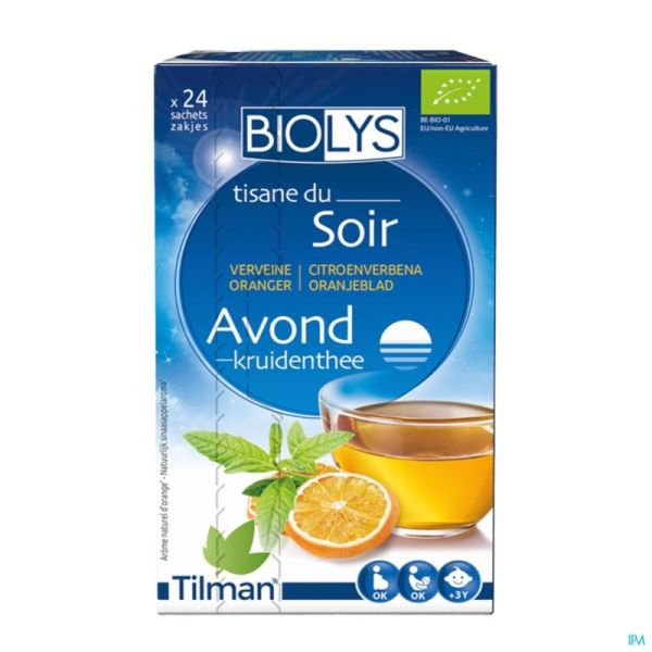 Biolys Verveine Oranger 24 Infusettes