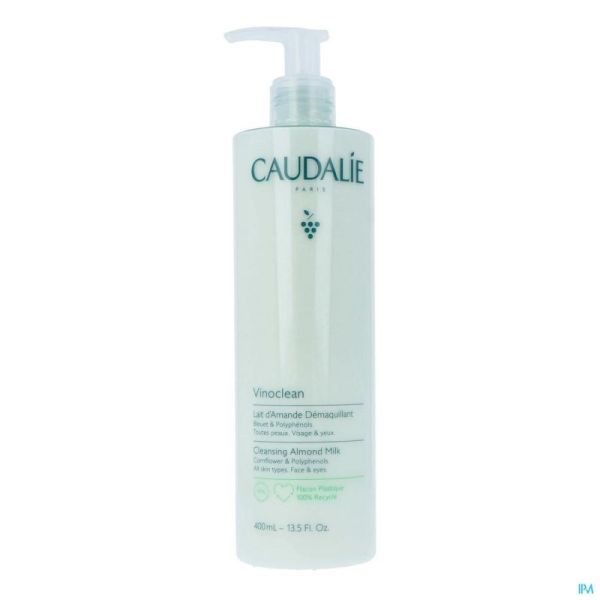 Caudalie Vinoclean Lait Amande Démaquillant 400ml Prix Permanent