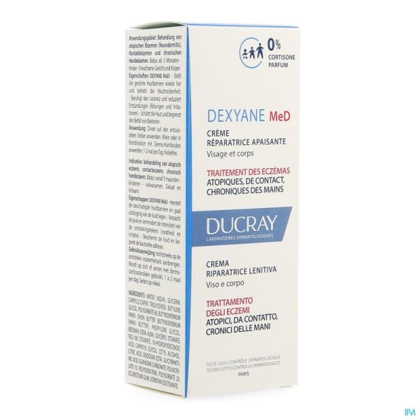 Ducray Dexyane Med Crème Réparatrice Apaisante