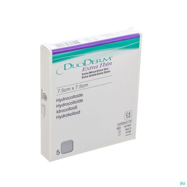 Duoderm Extra Fin 7,5x7,5 H7951 5 Pièce