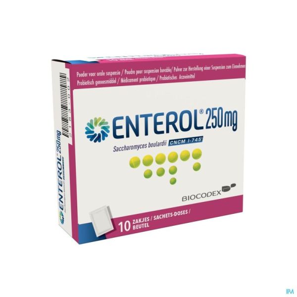 Enterol 10 Sachets 250 Mg