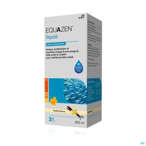 Equazen Liquid Omega 3/6 Flacon 200ml