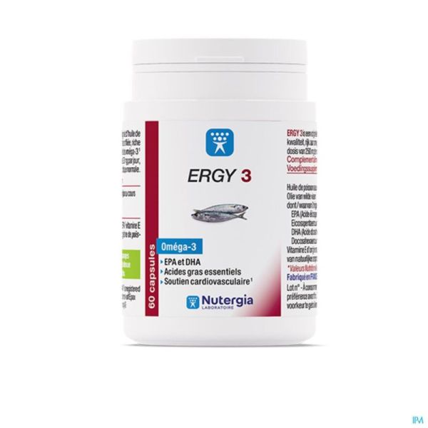 Ergy 3 Gélules 60