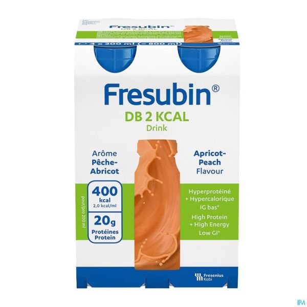 Fresubin Db 2 Kcal Drink Peche-abricot 4x200ml