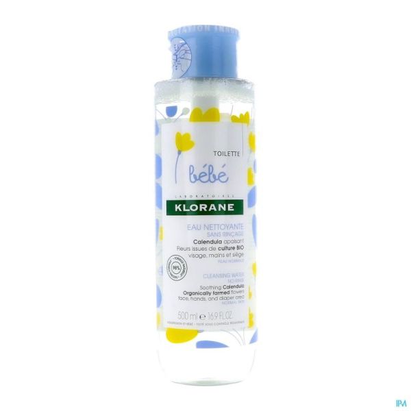 Klorane Bébé Eau Nettoyantz 500ml