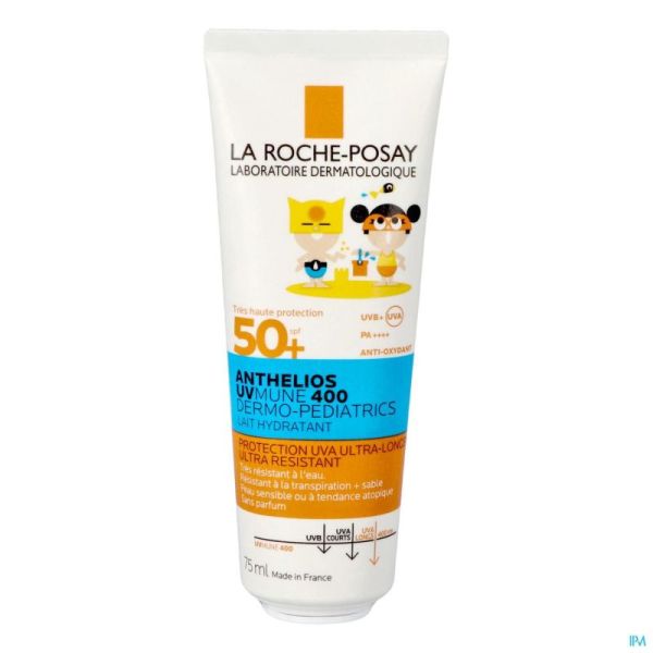 La Roche Posay Anthelios Uvmune Lait Dermopédiatrique Spf50+ 75ml