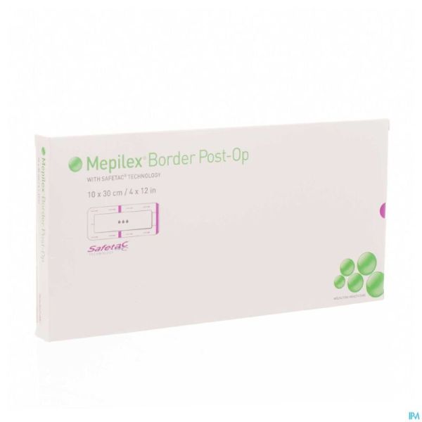 Mepilex Border Post-op Pans 10x30cm 5 496605