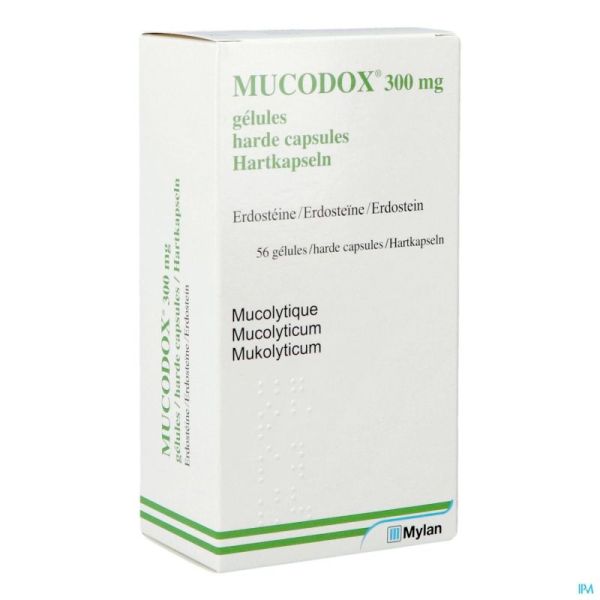 Mucodox 56 Gélules 300 Mg