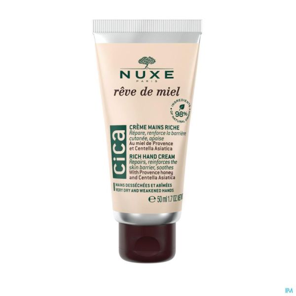 Nuxe Rêve De Miel Crème pour les Mains Cica 50ml Prix Permanent