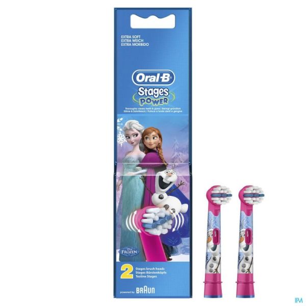Oral B Braun Refill Eb10-2 Frozen 2 Pièces