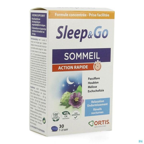 Ortis Sleep & Go 30 Comprimés