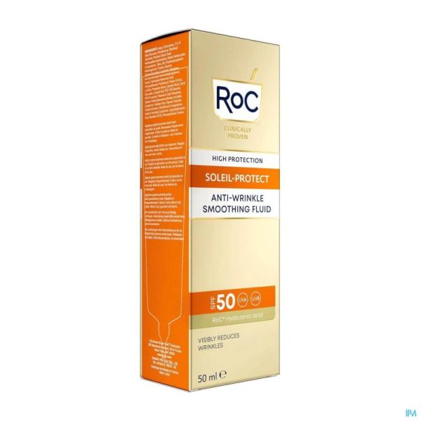 Roc Solution Protect A/wrinkle Smooth.fluid Ip50 Tb50ml