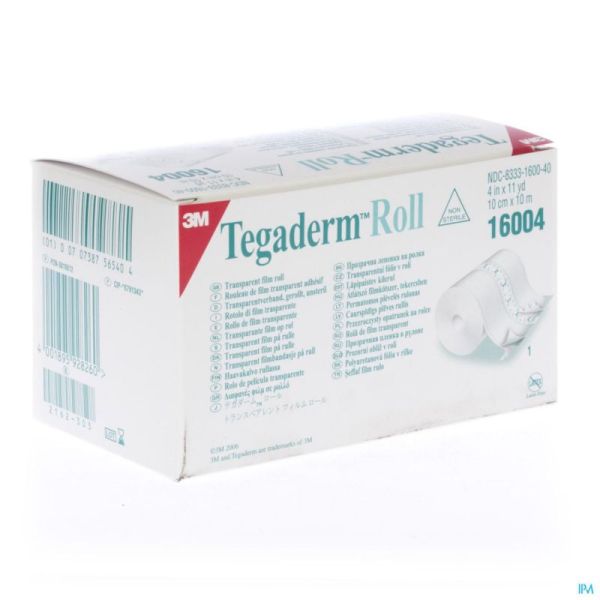 Tegaderm Roll Ref 16004 10cmx10m 1 Pièce