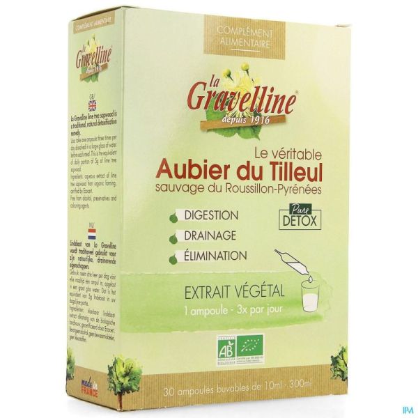 Aubier Tilleul Ampoules. l.grav 30x