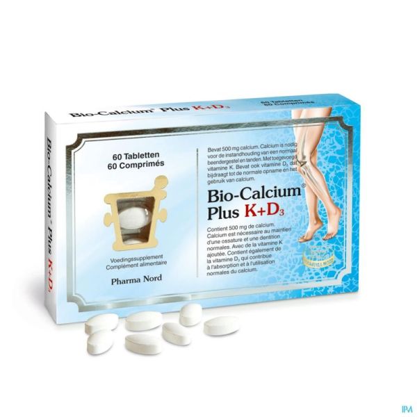 Bio-calcium Plus K+d3 60 Comprimés