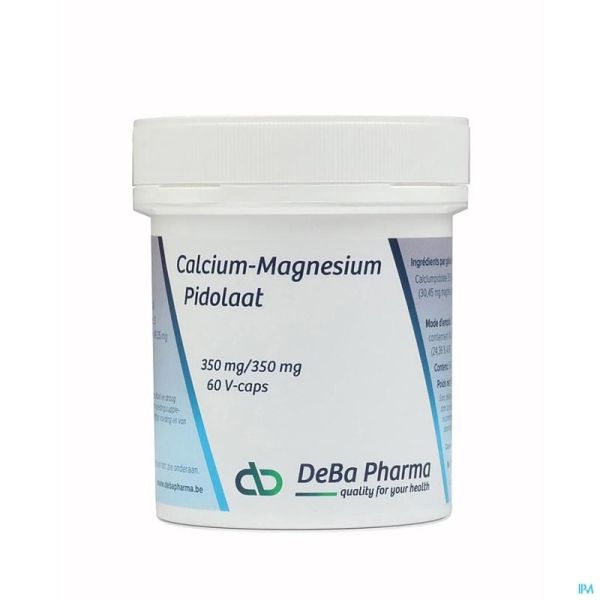 Calcium Mg Pidol Deba 60 Gélules 350/350 Mg