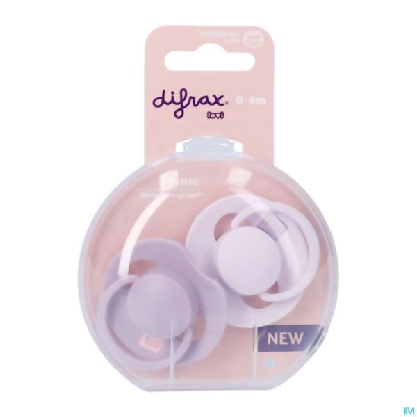 Difrax Dynamic Sucette 0-6m Prime Lilac/violet 2