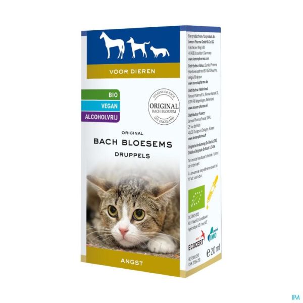 Fleurs De Bach Animaux Peur Gouttes 20ml