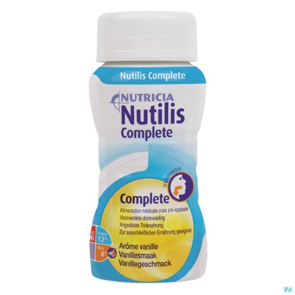 Nutilis Complete Vanille 4x125 Ml