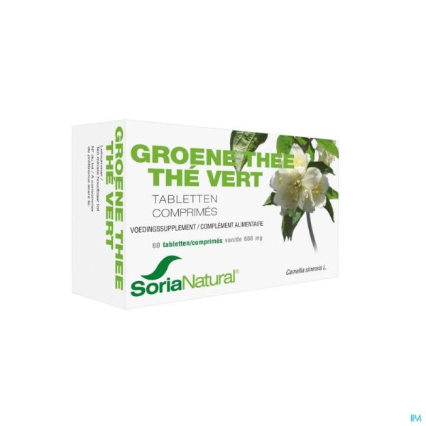 Soria Groene Thee (Te Verde) 60 compr.