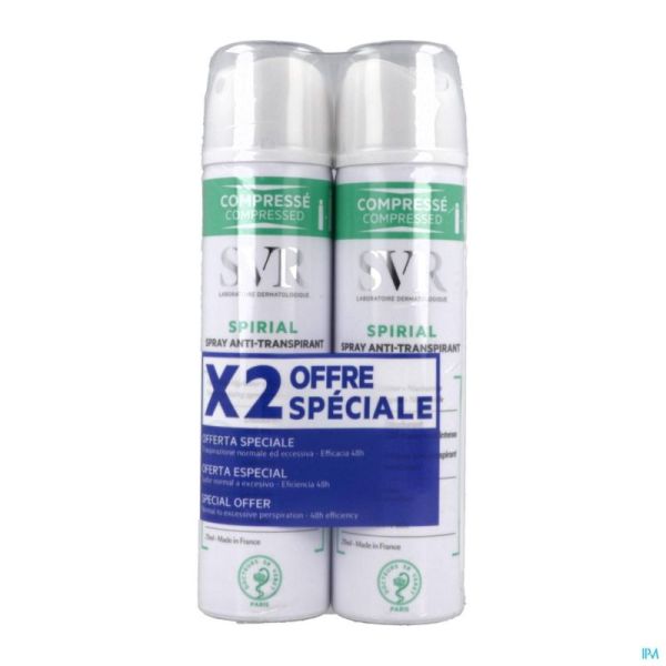 Svr Spirial Spray Déodorant Duo 2x75ml