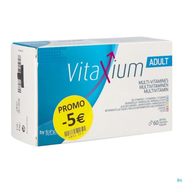 Vitaxium Adult Multi Vitamines Gélules 60 Promo -5€